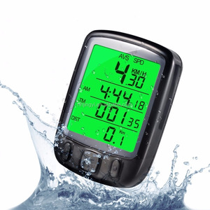 <strong>Wireless</strong> Multi-<strong>Function</strong> Bicycle Speedometer Noctilucent Waterproof SD-548C Odometer LCD Display Exercise Bike <strong>Computer</strong> - Product Image 1