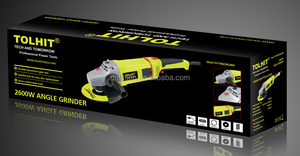 TOLHIT 2600w 6000rpm Professional Angle <strong>Grinder</strong> 230mm 9IN Yellow Paddle Switch <strong>Big</strong> Power Industrial Machine <strong>Surface</strong> Conditioning
