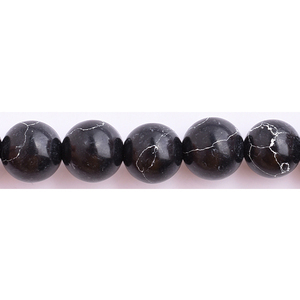 Wholesale Jewelry Diy Making <strong>Black</strong> Turquoise Bead Tassel Necklace Bracelet Natural Round Loose Gemstone
