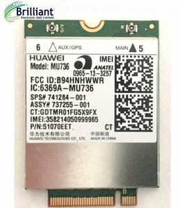 Kablosuz Adaptör Kart için MU736 HSPA + NGFF Kablosuz 3g WWAN Kart GSM GPRS KENAR Modülü için HP 430 440 445 470 850 SPS: 723895-001 - Product Image 1