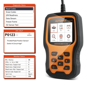 Autophix OM129 obd2 条码读取器读取超过 48 辆汽车的清晰故障代码 obd 2 汽车诊断工具与 15 语言 - Product Image 1