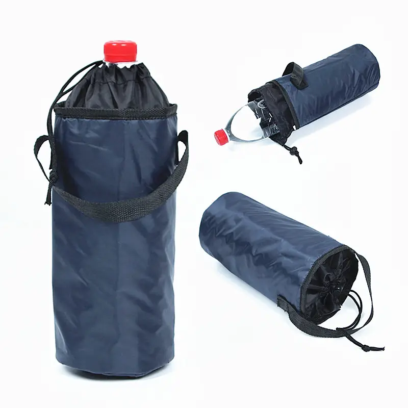 Aluminum film single bottle cooler bags thermos water bottle cooler bag