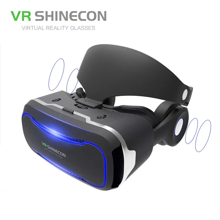 Occhiali promozionali Metaverse VR cina cuffie vr bulk occhiali 3d cartone per realtà virtuale tutto in un auricolare