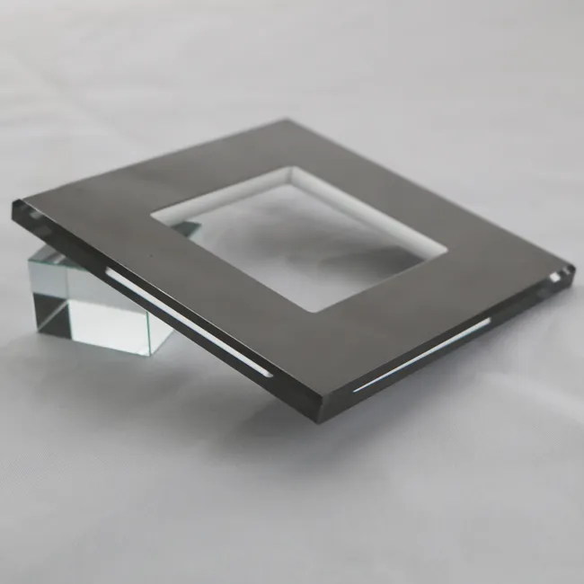 Умное закаленное стекло с шелкографией для светового переключателя стеклянная рамка