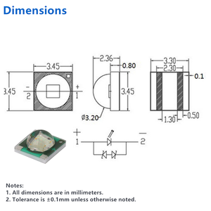 SMD 3535 <strong>Led</strong> Blue Light 3W 45mil Chip 3V 700mA 30-50lm High Power <strong>Led</strong> Smd 3535 Chip Diode