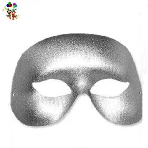 Cheap Plastic Silver Color Voodoo Style Italian Masquerade Masks HPC-2682