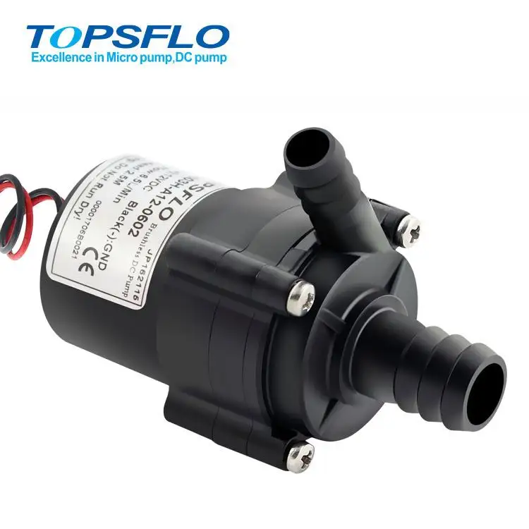 TOPSFLO-minibomba de agua sin escobillas para uso alimenticio, minibomba centrífuga silenciosa de alta gama de 12V o 24v, BLDC