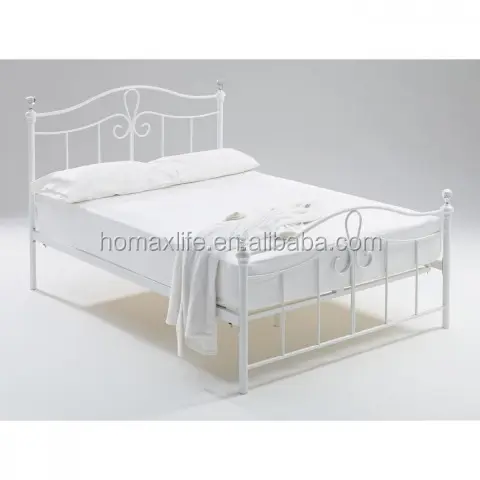 Latest wrought iron double bed designs for Bedroom furniture