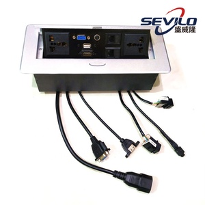 Toma de corriente eléctrica multifuncional oculta, enchufe de mesa, toma de corriente - Product Image 3