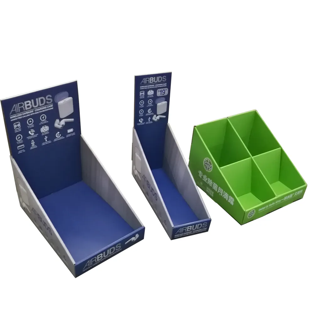 Caja de exhibición para mostrador de cartón con impresión personalizada, caja de cartón para dulces/energía/proteína/chocolate