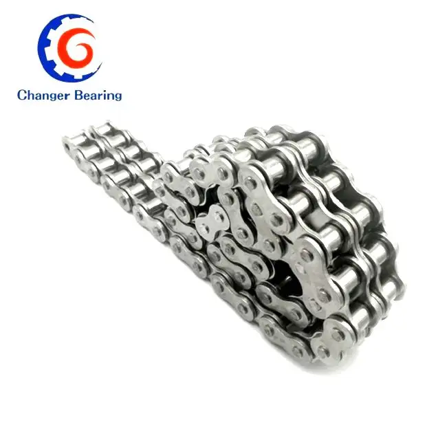 Industrial Manufactures 304 Stainless Steel Roller Chain ConveyorとAttachment工場ローラーチェーン