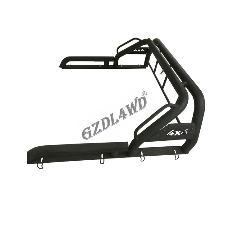 De acero negro camioneta roll bar para Hilux Vigo accesorios para el coche accesorios deporte roll bar