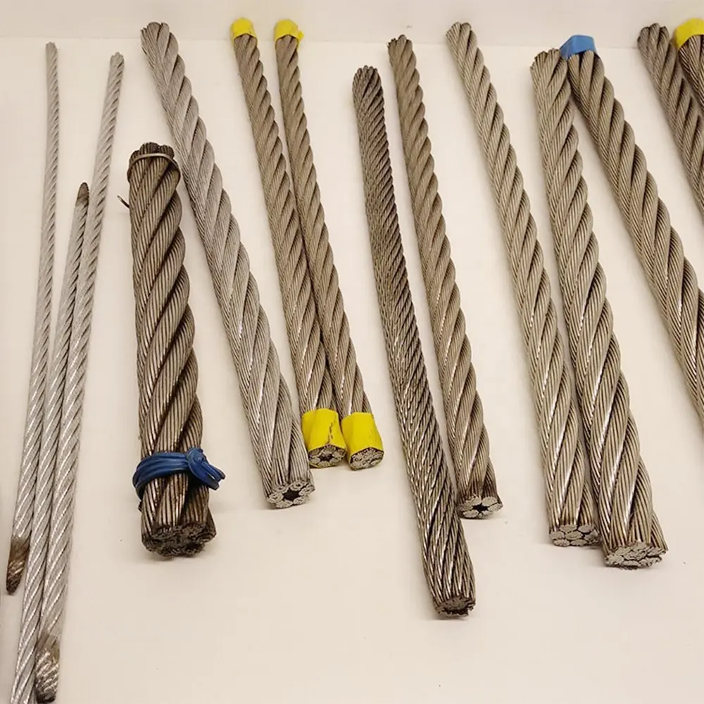 Wholesale Price Steel Cable Rope 6x19+FC Ropes Wire 6mm 8mm 10mm Galvanized Steel Wire Rope China Supplier