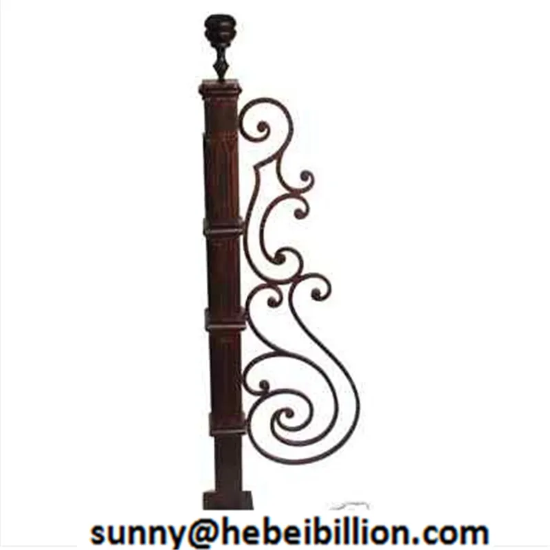 china factory wrought iron bow balusters for staircase railings fence gates solid bar