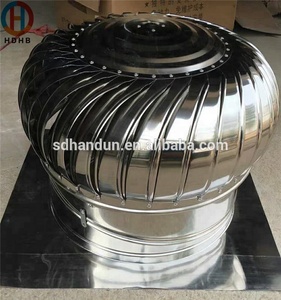 Better Efficiency Steel 400mm Roof Turbine Fan and <strong>Rotating</strong> Chimney <strong>Cowls</strong> for Textile Workshop - Product Image 3