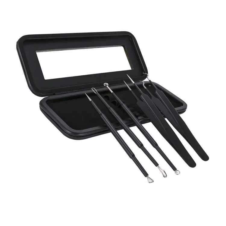 Top คุณภาพแหนบ Blackhead Extractor เครื่องมือสิว Popper เครื่องมือสิว Comedone สิว Extractor