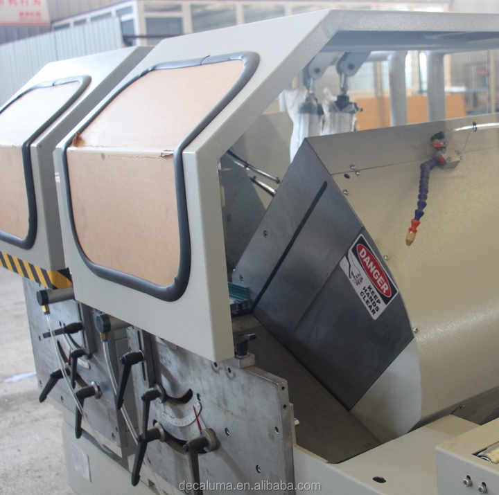 CNC Automatic Double Head Power Cutting Säge maschine Schneiden von Aluminium rahmen und PVC-Maschine
