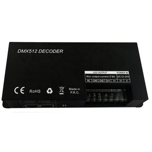 3 Channel DC12V DC24V 24A 3CH <strong>DMX</strong> RGB <strong>Controller</strong> <strong>LED</strong> DIP Switch <strong>DMX</strong> Decoder Strip ROHS <strong>DMX</strong> <strong>Controller</strong> - Product Image 4