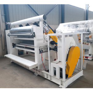 2 ชั้น A B C D E ขลุ่ยเครื่องทํากระดาษลูกฟูก Corrugator สายการผลิต Facer เดี่ยวโรงสีเครื่องตัดแผ่นขาตั้งม้วน - Product Image 1
