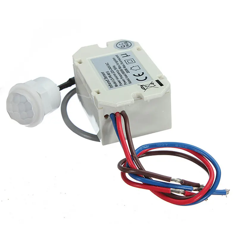 Mini detector de movimento pir, de alta qualidade, para 12v dc, temporizador, relé, alarme automotivo, caravana