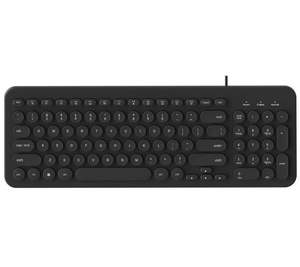 2021 R8 colorido keycap árabe com fio escritório <span class=keywords><strong>mini</strong></span> chocolate USB teclado para pc de mesa