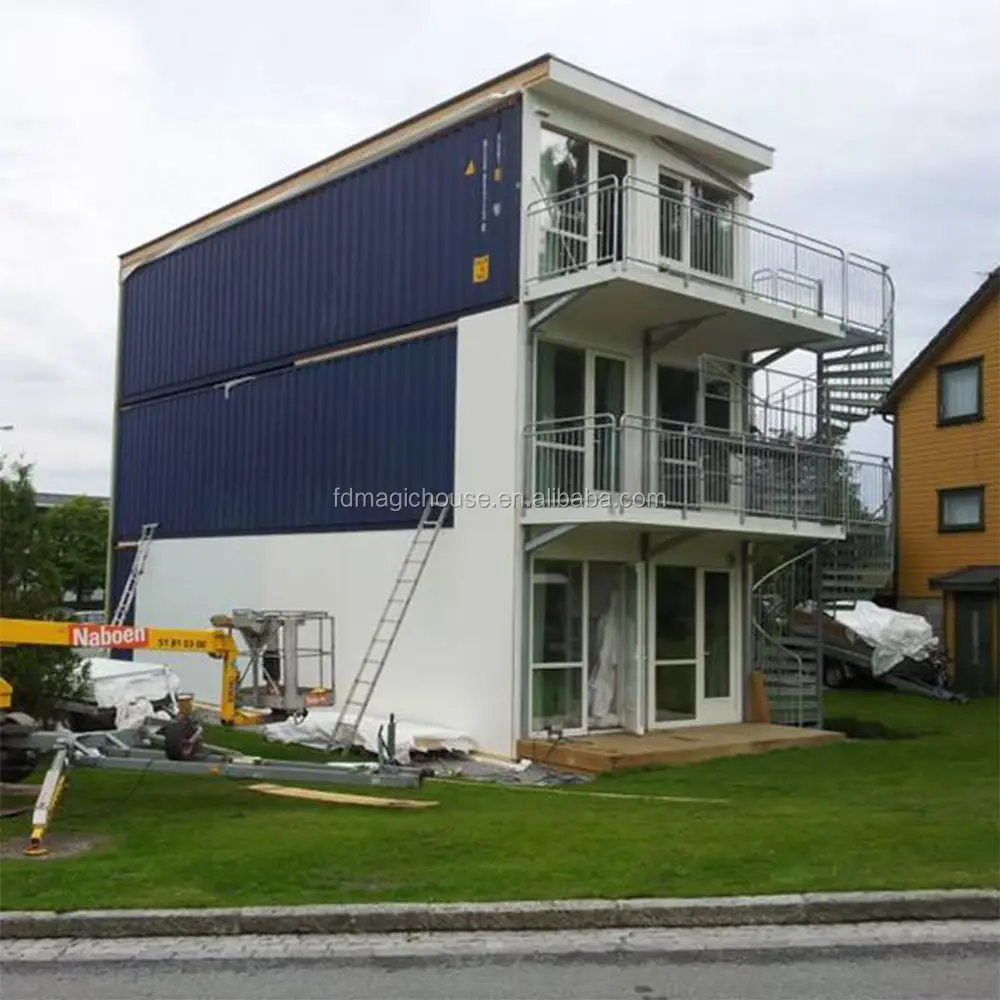 Casas contenedor casa contenedora, envío de 20 pies, Casas en venta usadas