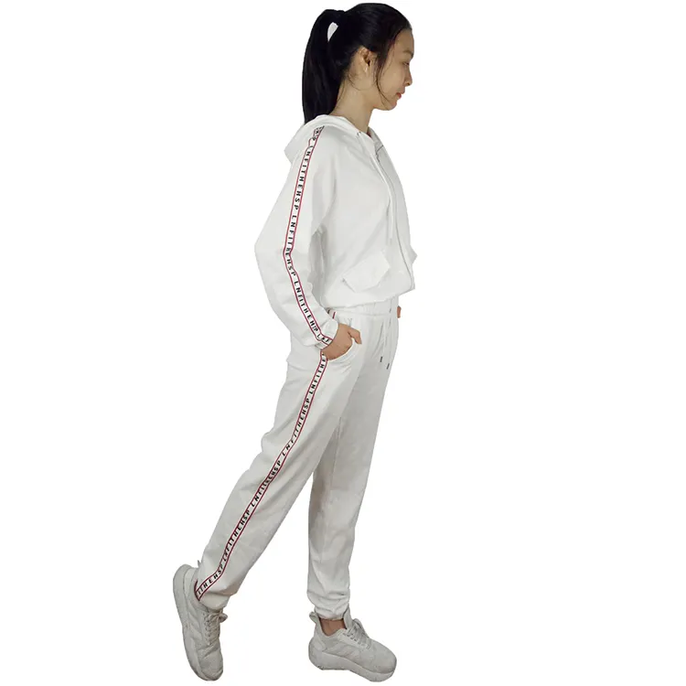 Combinaison de sport à capuche pour femme, élégante tenue de Fitness, Jogging, ensemble de vêtements d'entraînement, nouveau Design, 2019