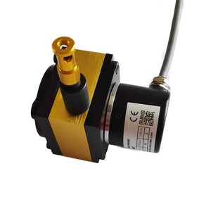 Shanghai CALT 800mm Sensor de posición lineal 12V/24V Cable de extracción Codificador de cuerda angular para medición de desplazamiento