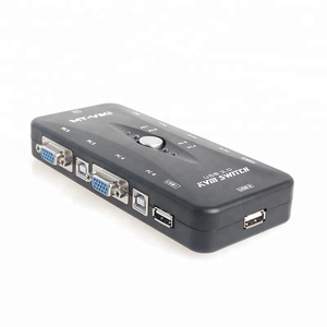 VGA <strong>KVM</strong> <strong>Switch</strong> 4 Port, MT-VIKI USB VGA <strong>KVM</strong> Switcher Desktop Selector Box 1080P for 4 Computer Share <strong>1</strong> Monitor/keybooa