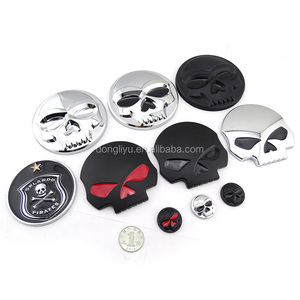 China Manufacturer Custom Made Round <strong>Oval</strong> Plastic Chrome Car Emblems and Names Car Sticker - Product Image 1