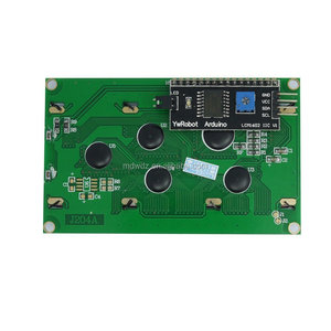 Módulo LCD de retroiluminación amarilla con interfaz de serie IIC/I2C/TWI 2004 - Product Image 2