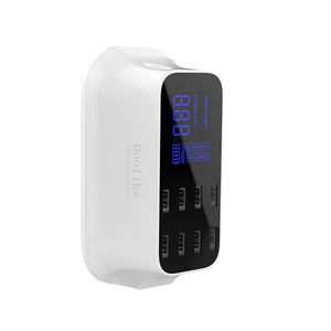 Doolike Yüksek Kalite 8 usb şarj aleti LCD akıllı usb taşınabilir çoklu usb şarj aleti cep telefonu için - Product Image 4