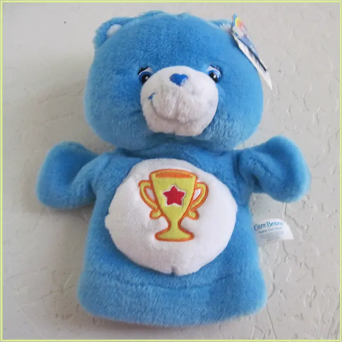 Hot Sale Character Care Bear Plush Hand Puppets For Ventriloquist