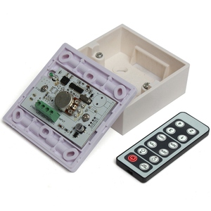 DC12-24V/AC90-240V LED 12 Keys IR 8A Single Color Dimmer <strong>Controller</strong> - Product Image 4