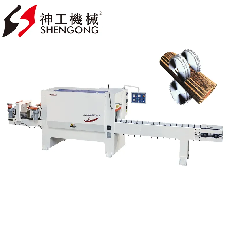 China Shengong fábrica MJY142S-35 Horizontal Multi-hoja de sierra Circular/Circular registro Sierras