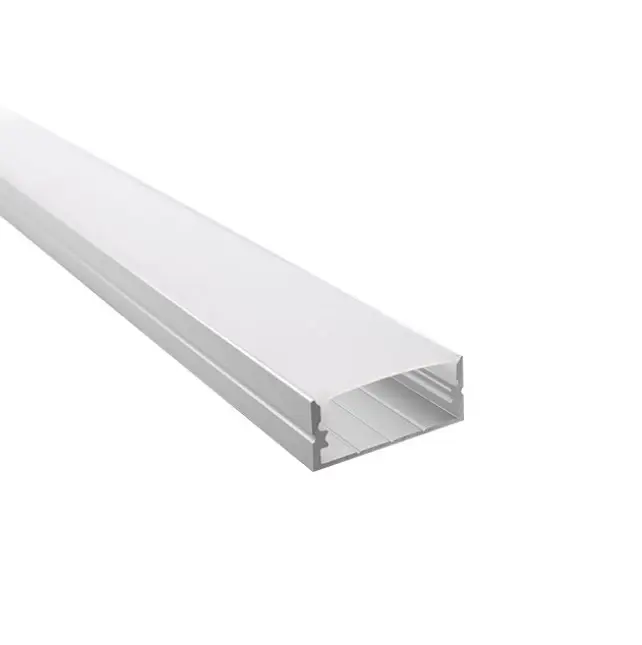 Forma de V en forma de U de extrusión de aluminio 6063 en forma de u de perfiles de extrusión de aluminio para la tira led rígida