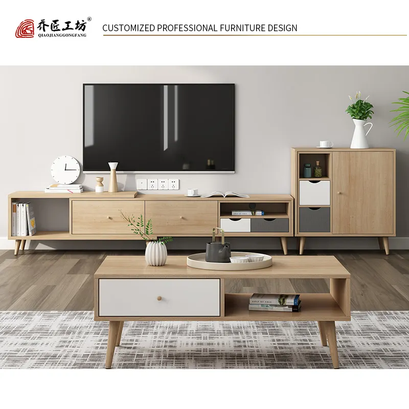 Multi-function Specific Use Modern TV Stand Wooden LED TV Stand Furniture TV Table Stand