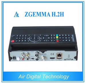 Original ZGEMMA H.2H Enigma2 Satellite <strong>Receiver</strong> with BCM7362 Dual Core <strong>Linux</strong> OS (1xDVB-S2+1x DVB-T2/C)