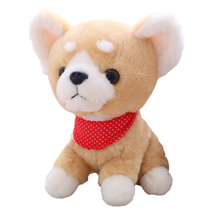 卸売かわいい高級現実的なハスキー子犬ぬいぐるみのプレゼントとして子供の枕