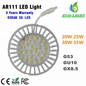 Dahili sürücü 25 W AR111 GX8.5 bankası Spot işık ampul ile değiştirilmesi için G8.5 Halide halojen lambalar - Product Image 2