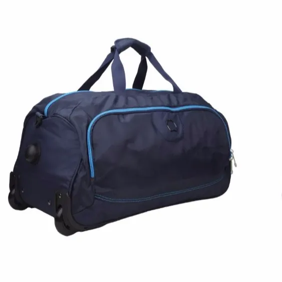 Extra Large Size 600D polyester Duffle 2 wheels trolley bag