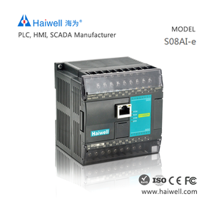 Haiwell-Módulo PLC analógico de 8 puntos, S08AI-e con entrada analógica incorporada, puerto Ethernet, China PLC