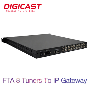 IPTV/OTTヘッドエンド8チャンネルCIスロットFTA DVB-C DVB-TIPTVストリーミングサーバー衛星受信機チューナーからIPゲートウェイ - Product Image 5