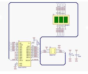 Taidacent Digital Tube <strong>Display</strong> <strong>Module</strong> 3-digit Digital Counter Tube max7219 Decimal Point SPI Electronic Static <strong>Display</strong> Boards