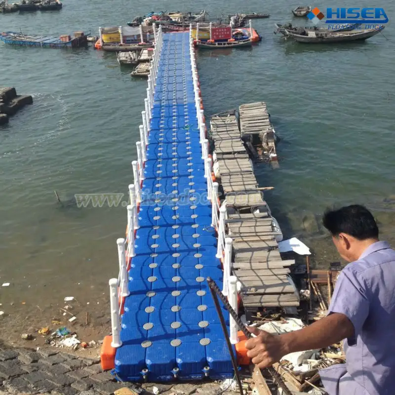 De plástico puente flotante