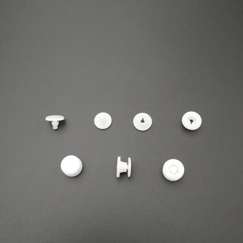 Пластиковая Зажимная кнопка с заклепками две части застежка для браслета нажимная кнопка для браслета