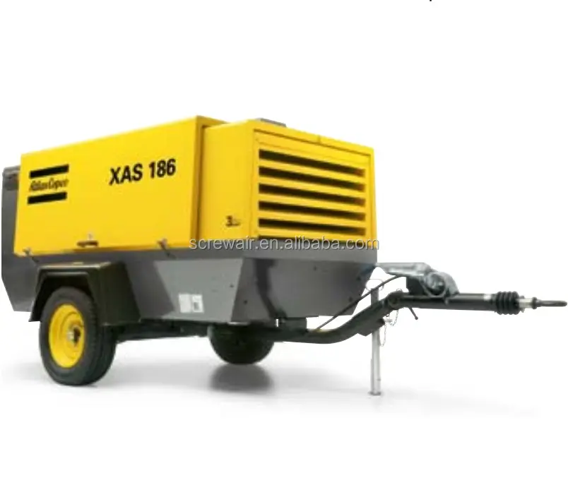 Atlas Copco compresseur d'air mobile XAS186C XATS156C XAHS166C pour le sablage