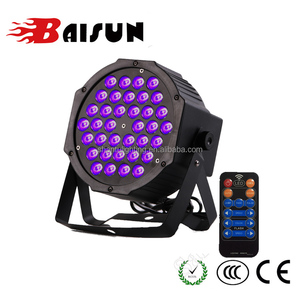 กว่างโจว Baisun 36ชิ้น UV LED Par <span class=keywords><strong>Light</strong></span> ดีเจดิสโก้เวทีแสง