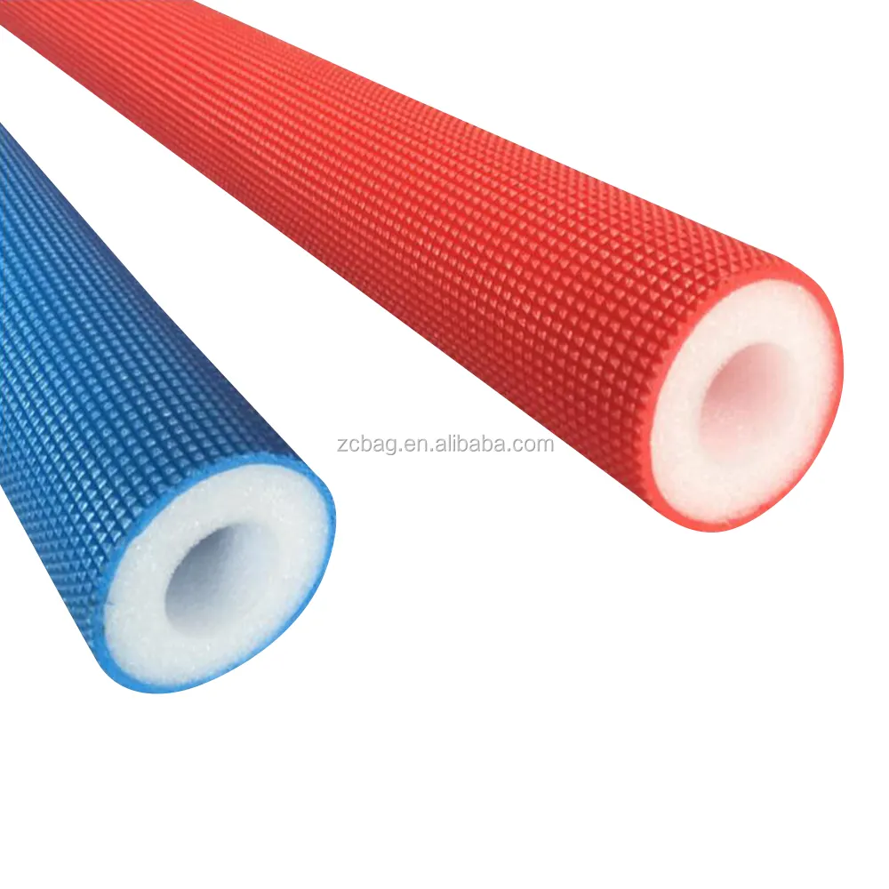 heat resistant epe foam tube pipe thermal insulation air conditioning rubber duct isolated wrapping material