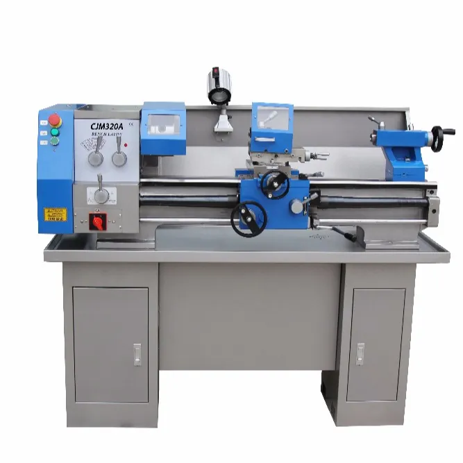 CJM320A mini máquina de torno de Banco de torno mecánico industrial con estándar CE